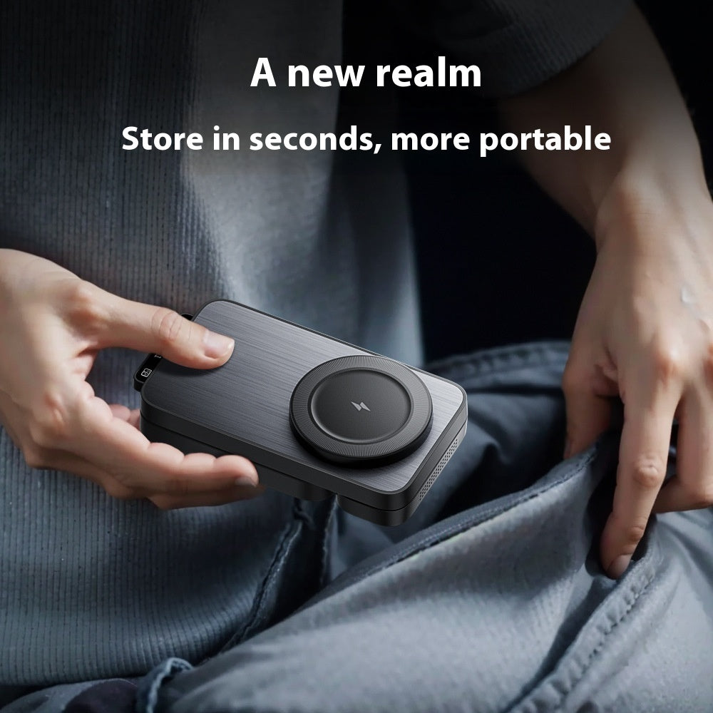 Chargeur portable sans fil pliable magnétique