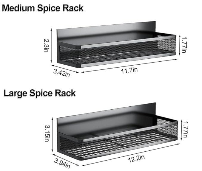 Mesh Refrigerator Shelf Kitchen Punch-free Soy Sauce Seasoning Rack