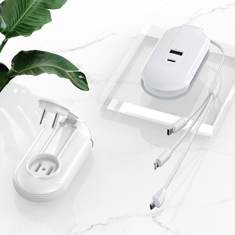 Câble de chargeur de téléphone portable multifonctionnel trois en un