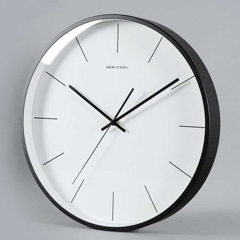 GeekCook Simple Nordic Modern Wall Clock Self-made