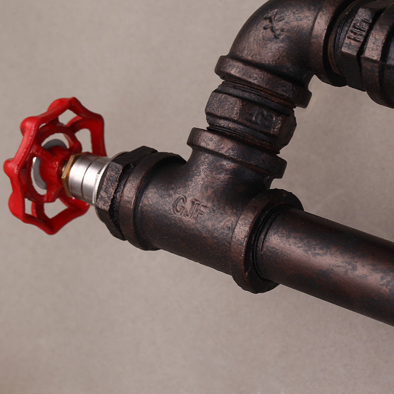 Loft Vintage Industrial Living Room Restaurant Decoration Water Pipe Wall Lamp