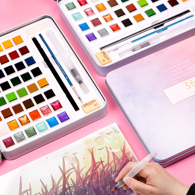 Pigment Aquarelle Solide Nacré pour Ongles