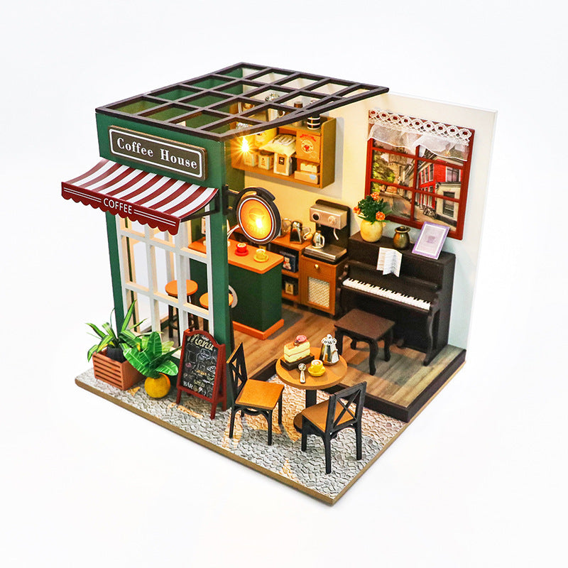 Creative Style Doll House Assembled Diy Cottage Handmade Hand-made Model