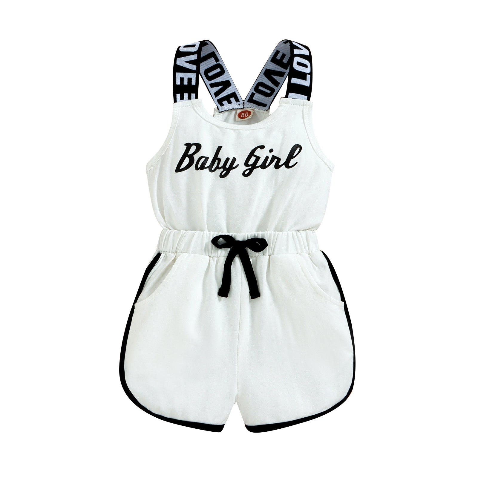 Children's Fashion Solid Color Romper Baby Gine