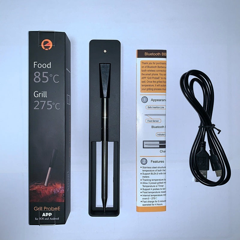 Thermomètre Bluetooth pour barbecue mini USB rechargeable