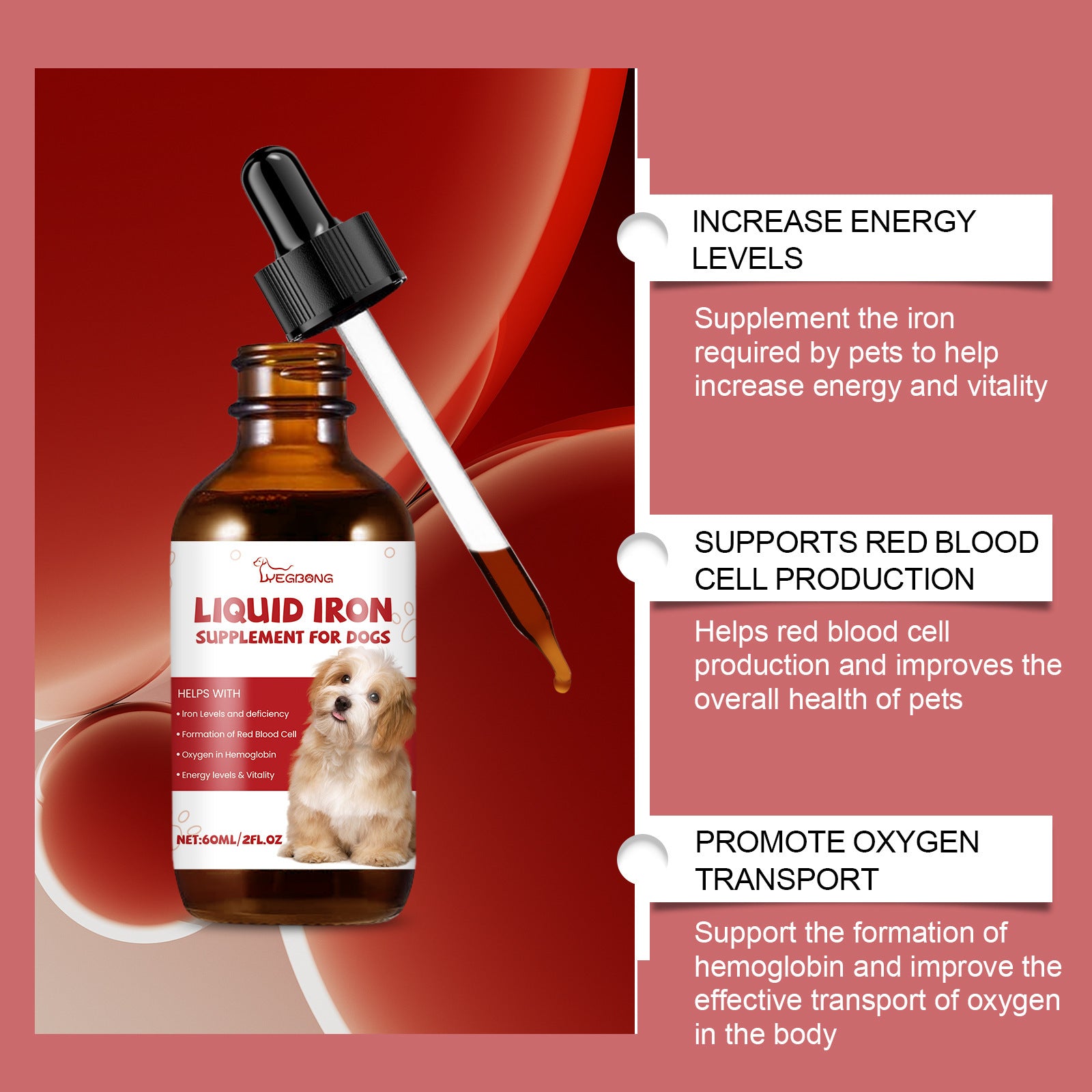 Care For Pet Dogs Mild Ingredients Help Absorb Care Supplements