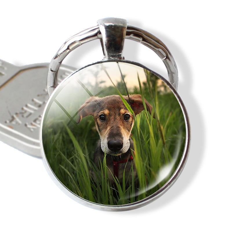 Fashion Personality Time Gem Creative Keychain
