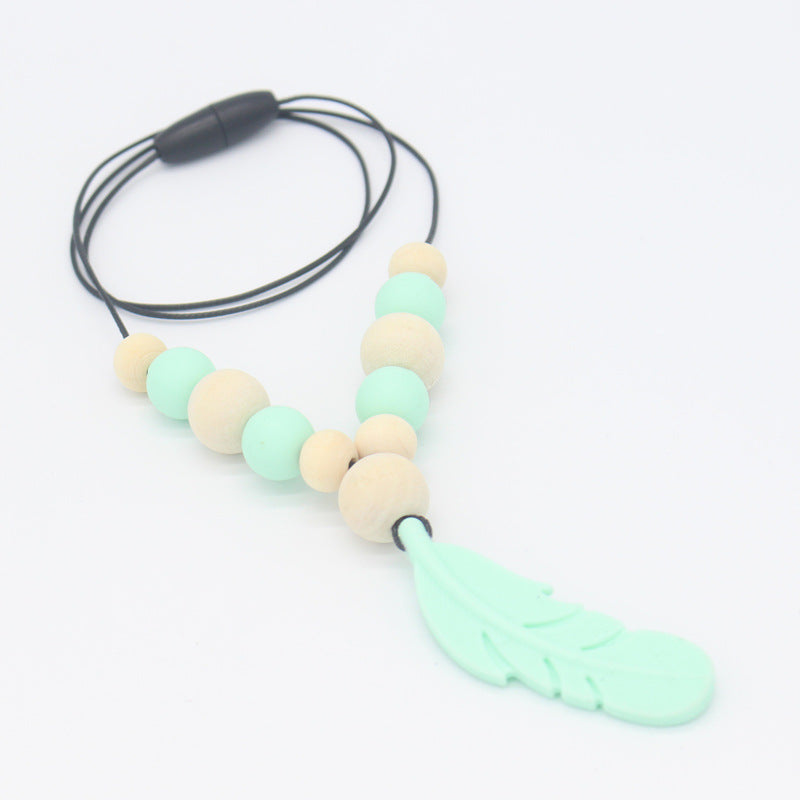 Collar mordedor calmante para bebés que protege la seguridad del bebé