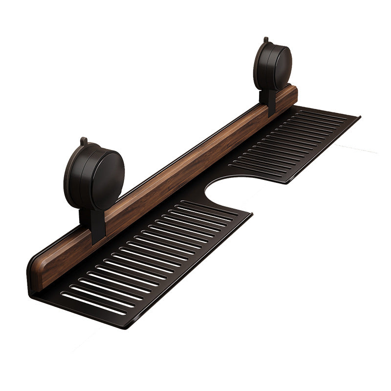 Étagère de rangement murale de salle de bain sans perçage