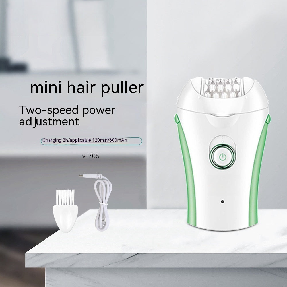 Mini Rasoir Électrique Portable pour Femme, Épilateur Domestique Jambes Aisselles