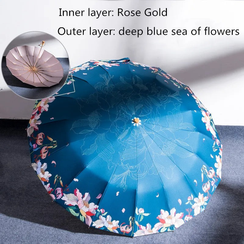 16-bone Reinforced Wind-resistant Umbrella