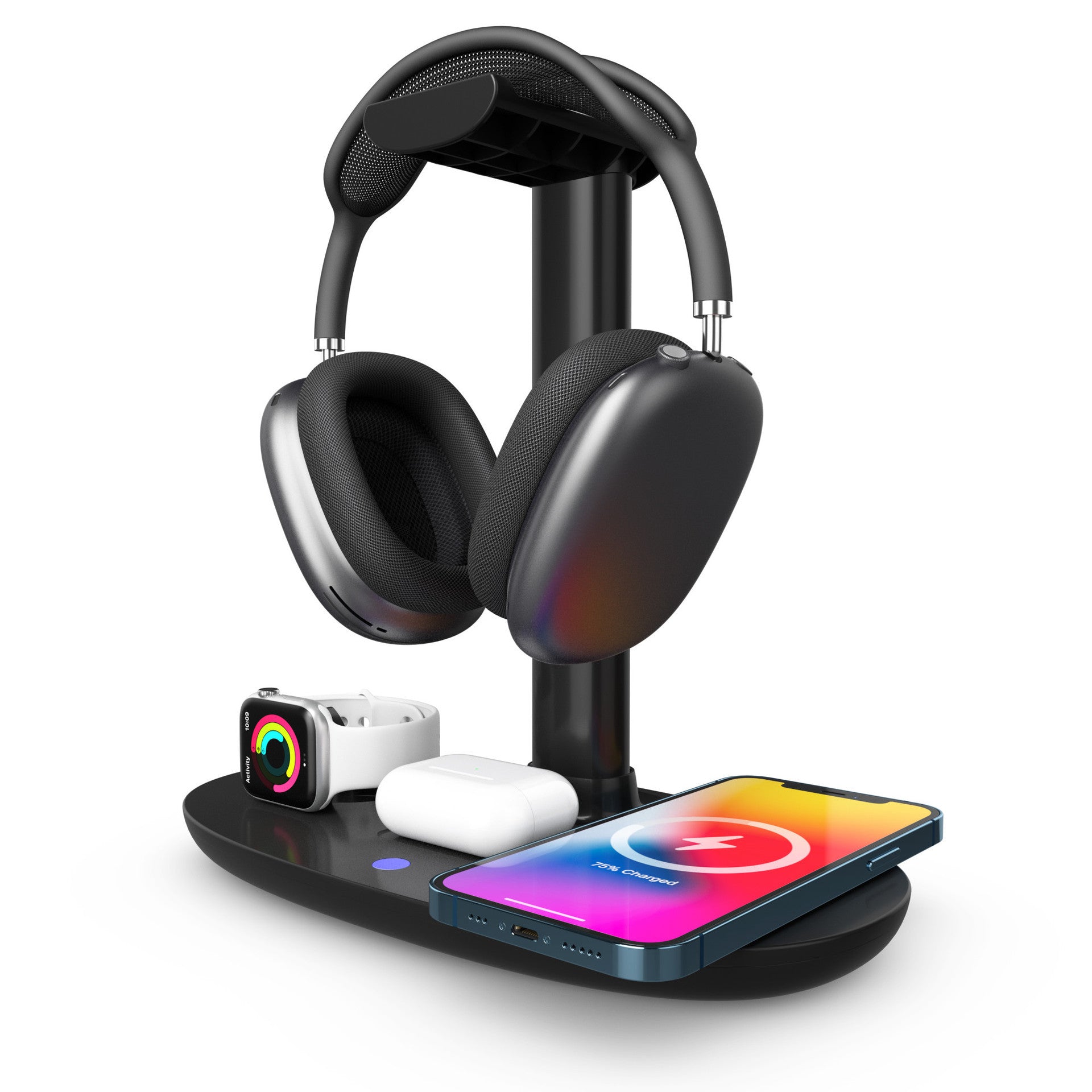 Four-in-one Wireless Charging Headset Bracket Mobile Phone Bluetooth