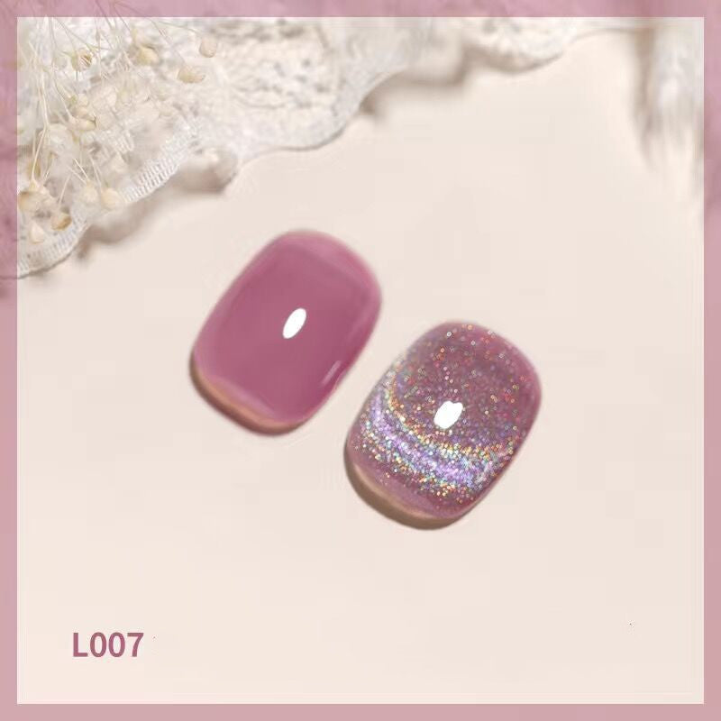 Vernis à ongles œil de chat laser coloré