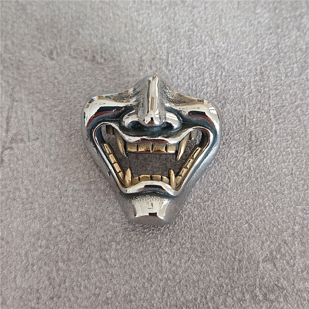 Collier Pendentif Homme Vintage Hip Hop en Acier Titane