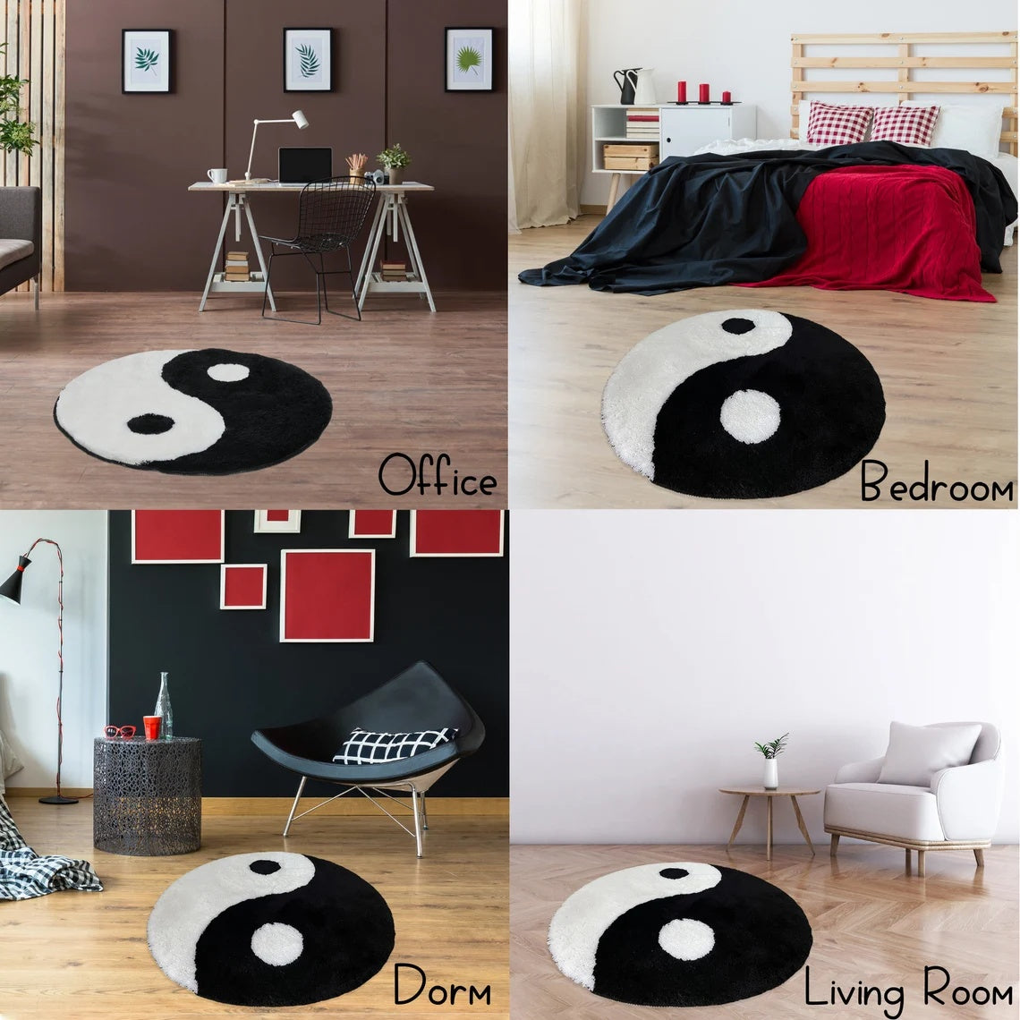 Tapis de yoga rond à suspendre pour la maison
