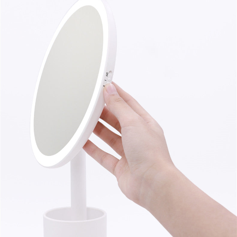 Boîte de rangement miroir de maquillage