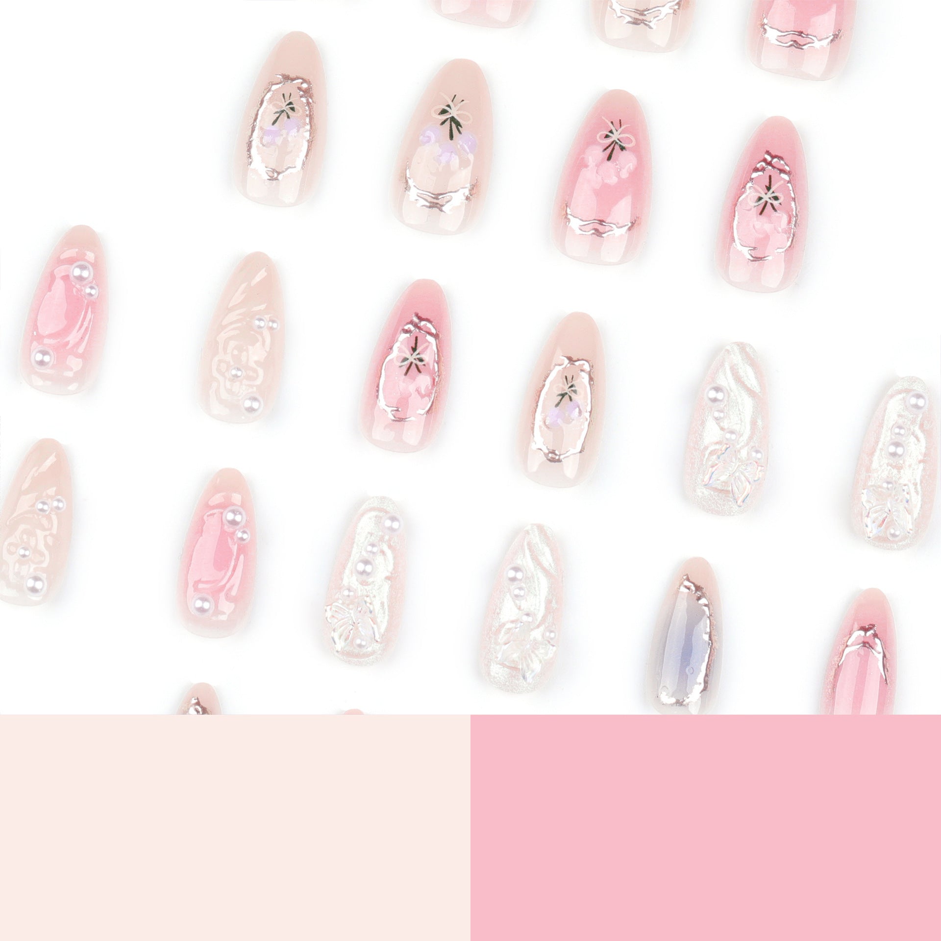 High-grade Aurora Manicure Fake Nail Tip