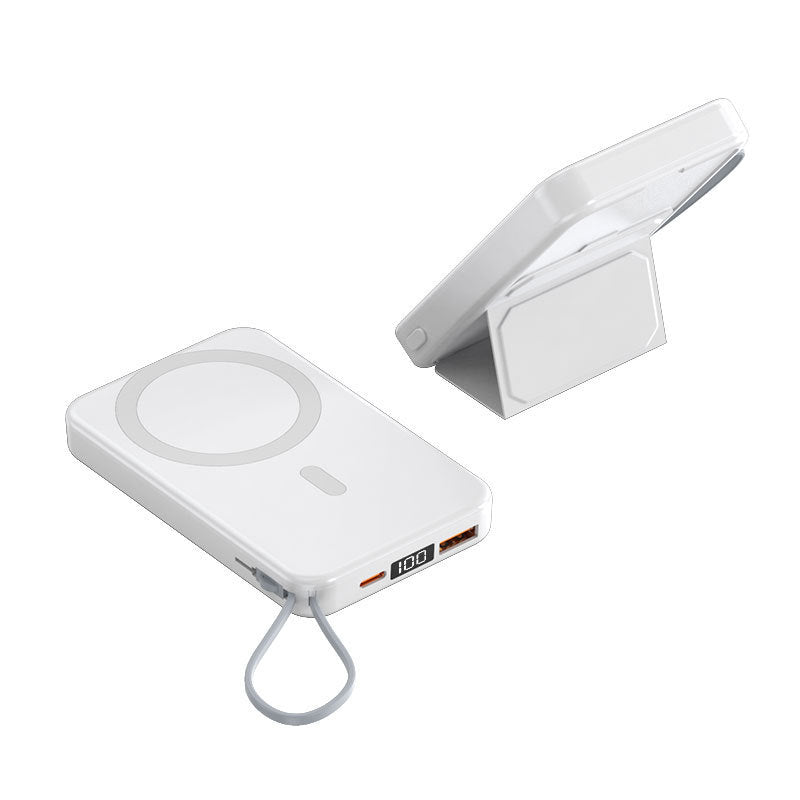 Batterie externe magnétique avec support de câble