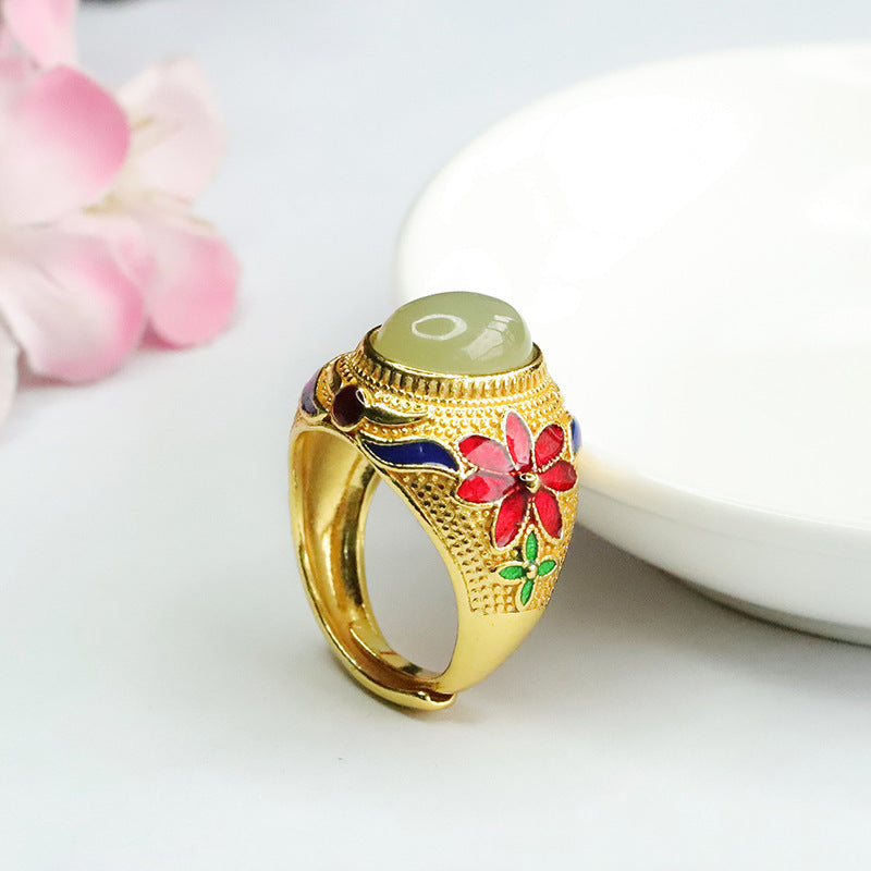 Qingshui Ring Jade Thumb Ring Ring Retro