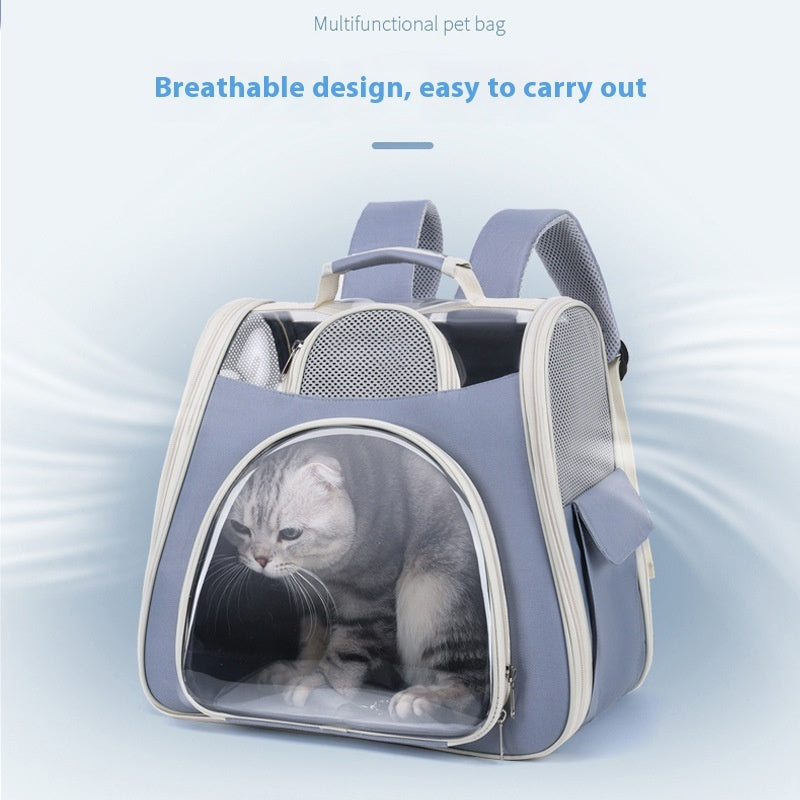 Sac de transport pliable et portable pour animaux de compagnie