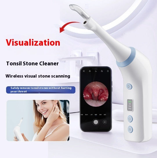 Dispositif visuel électrique pour le nettoyage buccal, outil de soin pour l'élimination des calculs dentaires.