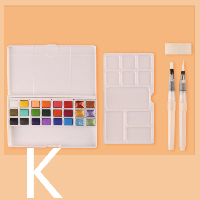 Solid Watercolor Paint Set Sketch Watercolor