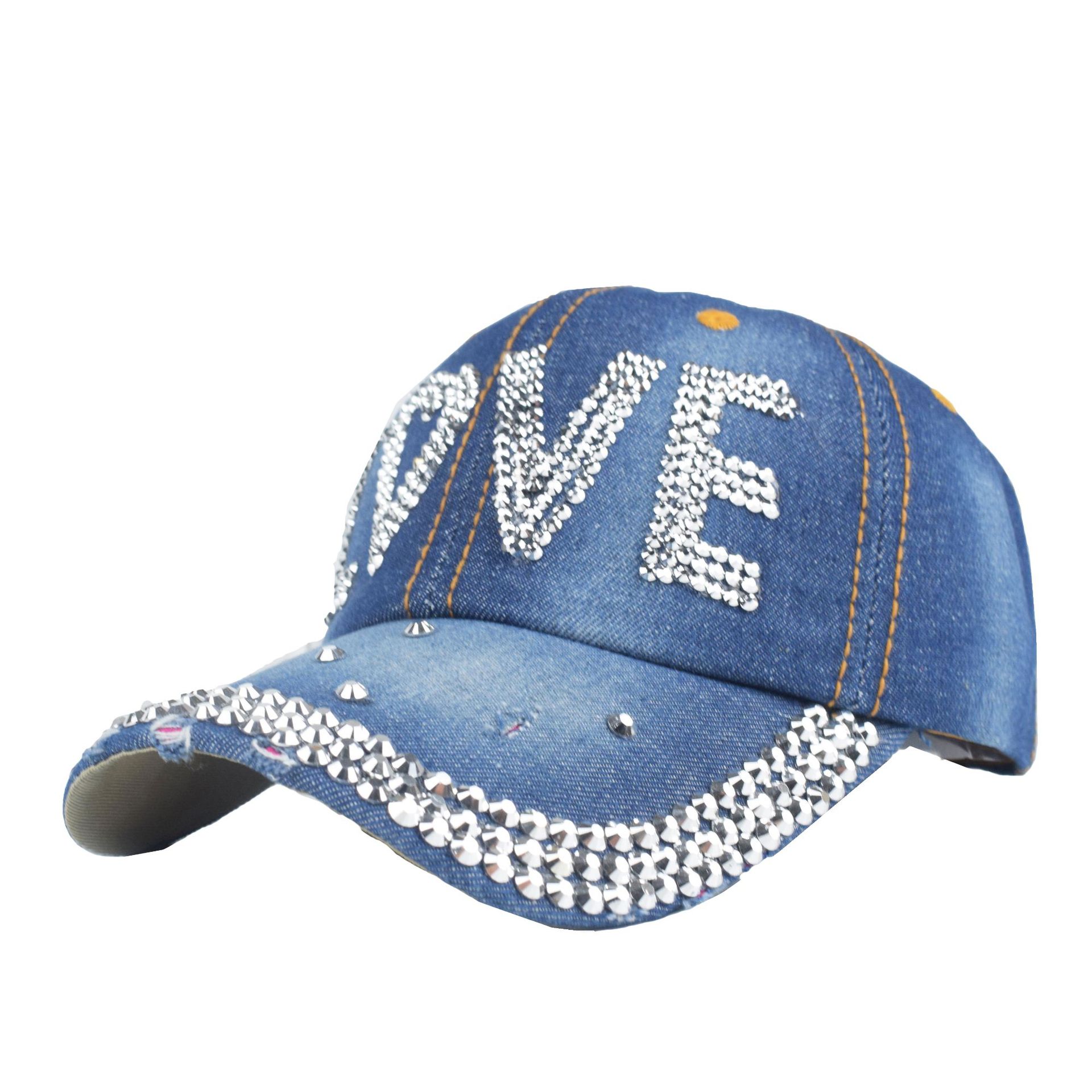 Rhinestone Cowboy Hat Female Peaked Hat Summer Street