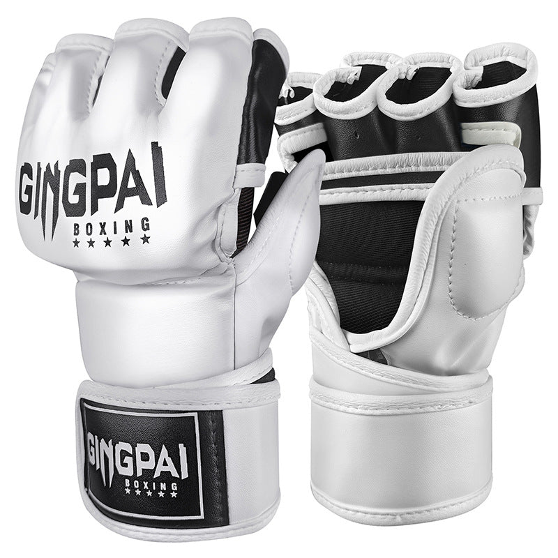 Gants de Boxe Demi-Doigts Hommes et Femmes Adultes