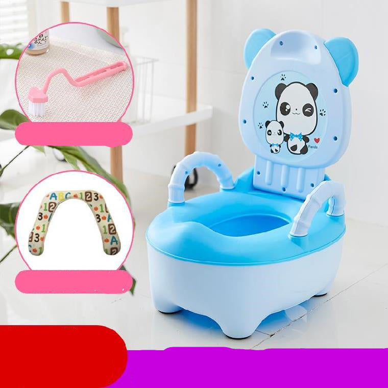 Male Baby Sits On A Toilet Special For Children''s Artifact