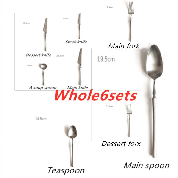Stainless steel Western tableware