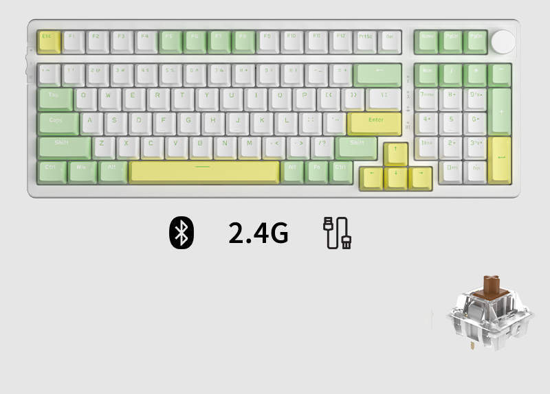 Three-mode Mechanical Keyboard Wireless Customization