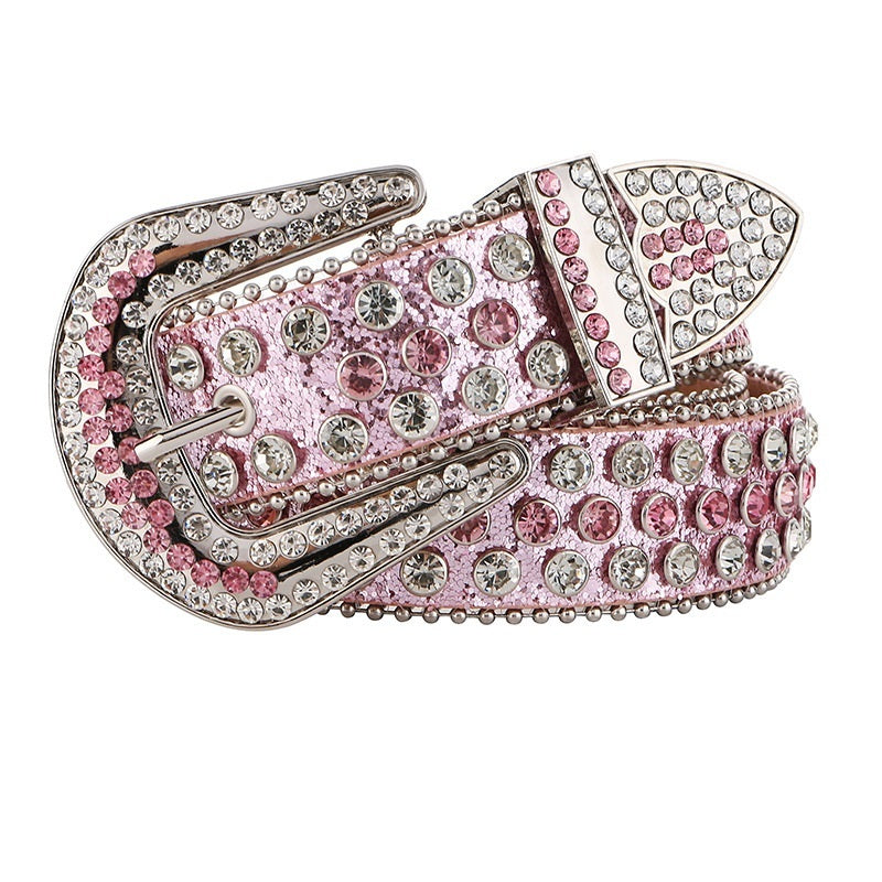Fashion Commuter Women's Rhinestone Fashion Belt