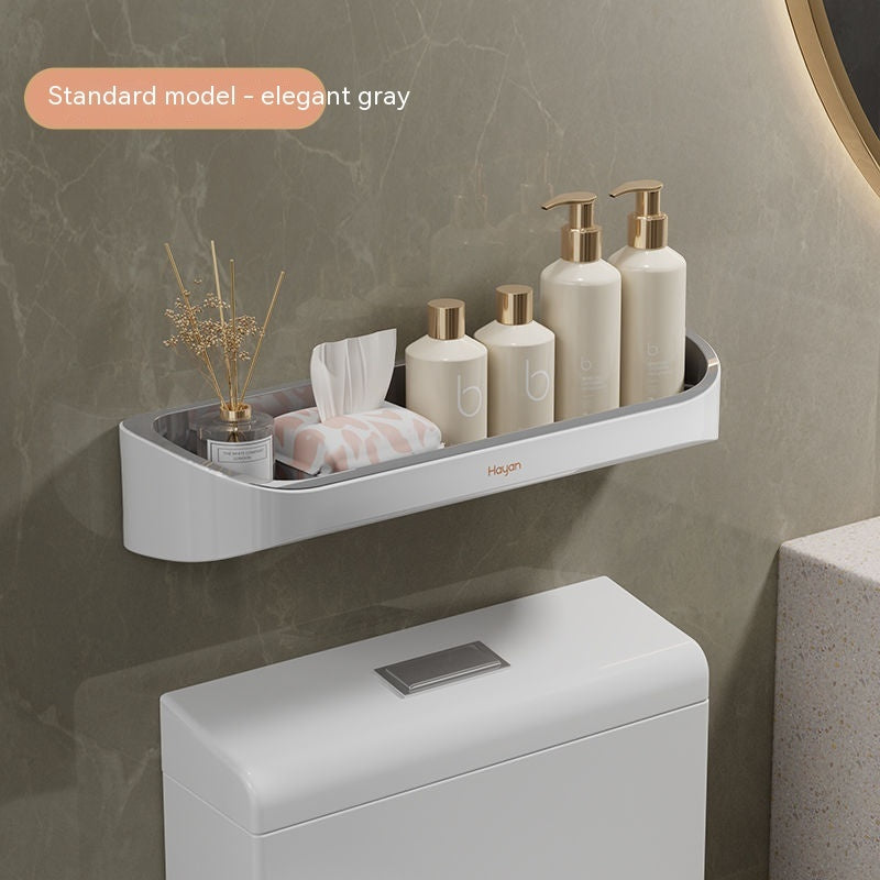 Étagère de toilettes murale sans perforation