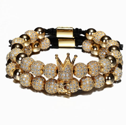 Luxurious bracelets with charms for men bracelet handmade jewelry woman's gift