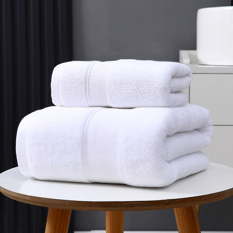 Serviette de bain épaisse en pur coton à séchage rapide et absorbante