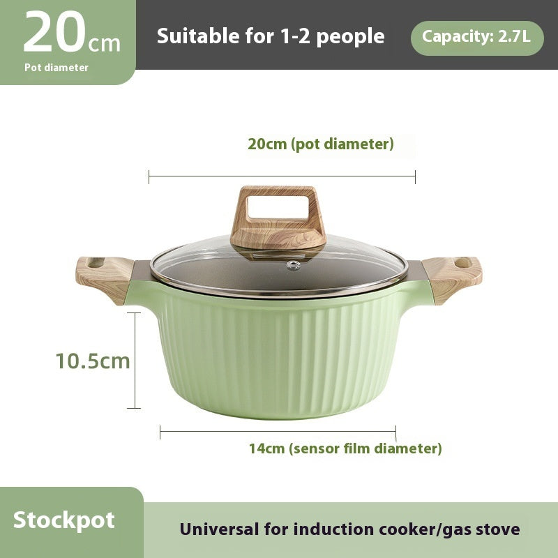 Household Non-stick Binaural Stew Pot