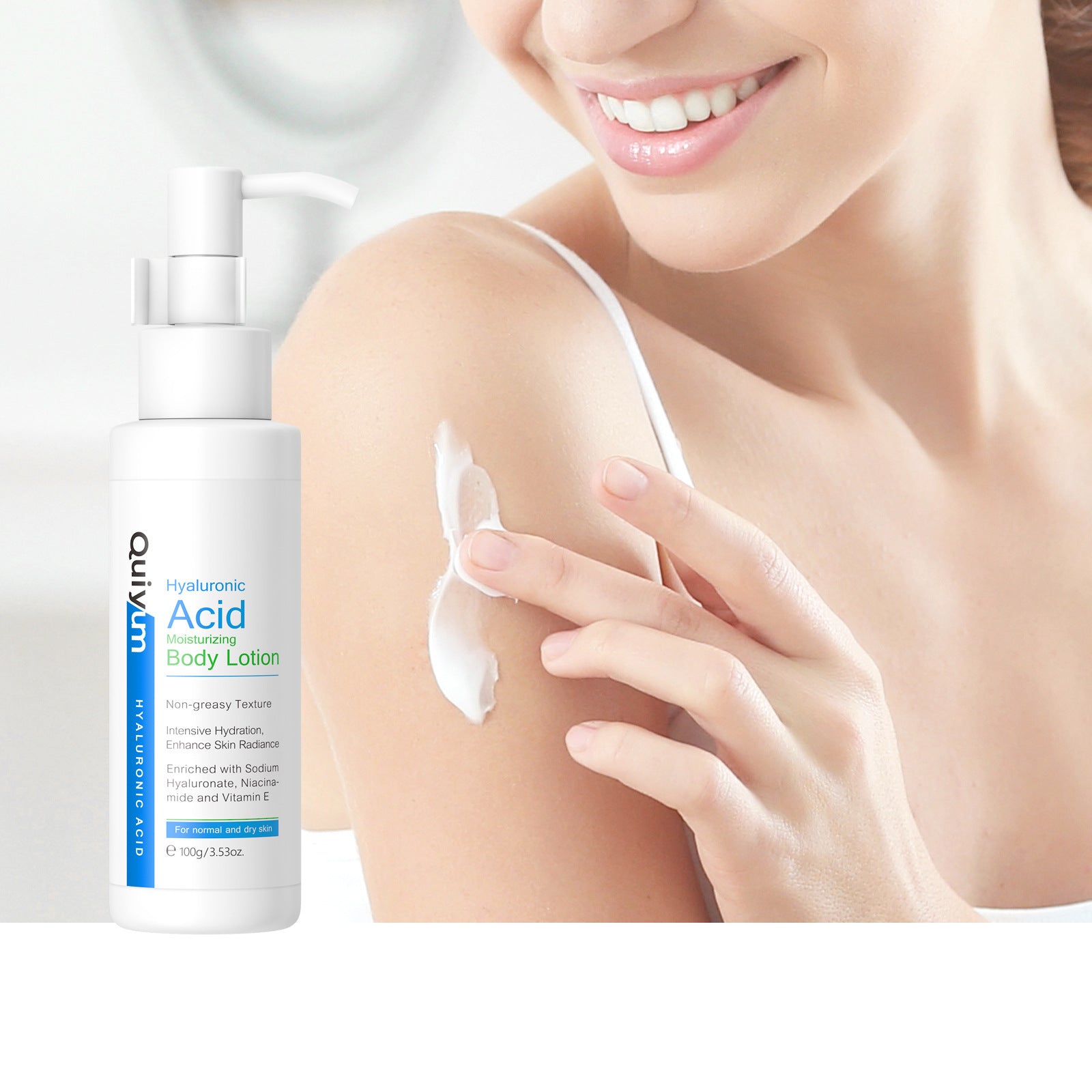 Lotion Corporelle à l'Acide Hyaluronique 100g Hydratante et Nourrissante pour la Peau