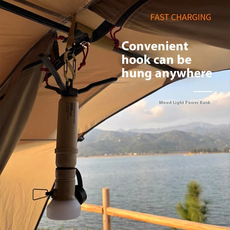 Lampe d'éclairage extérieur pour ambiance de camping sauvage
