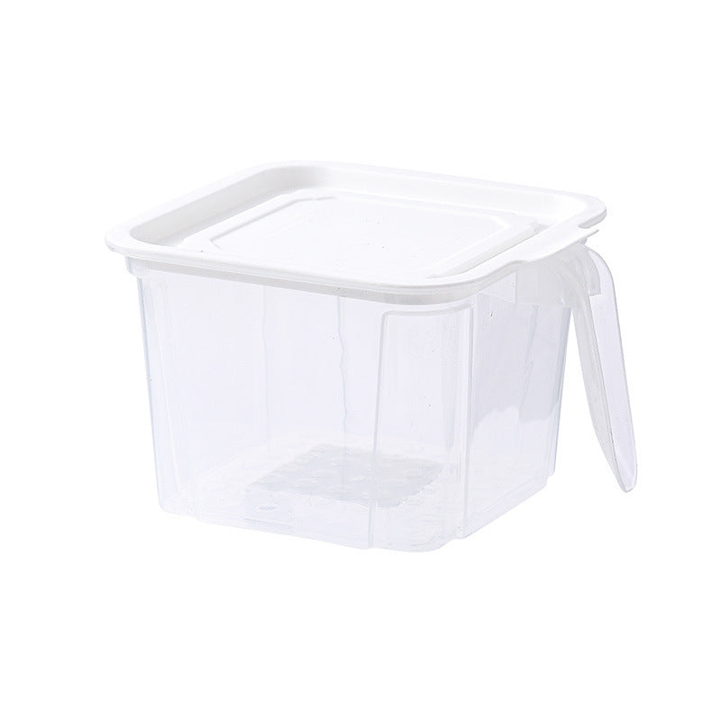 Boîte de rangement transparente en plastique pour réfrigérateur