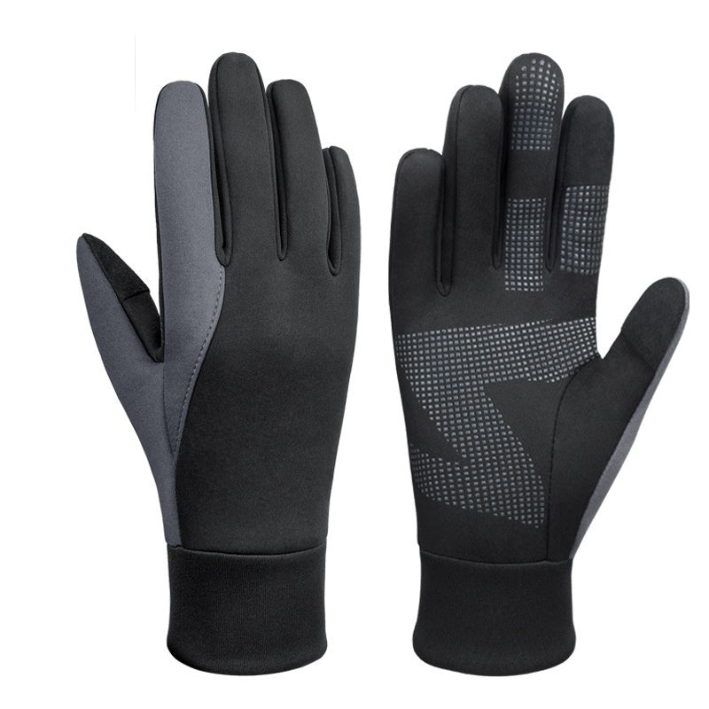 Gants de cyclisme antidérapants thermiques et coupe-vent