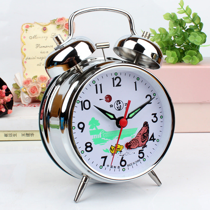 Elementary School Student Alarm Clock Wake Up Retro