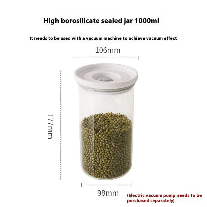 Electric Vacuum Sealing Tank Refrigerator Storage Box