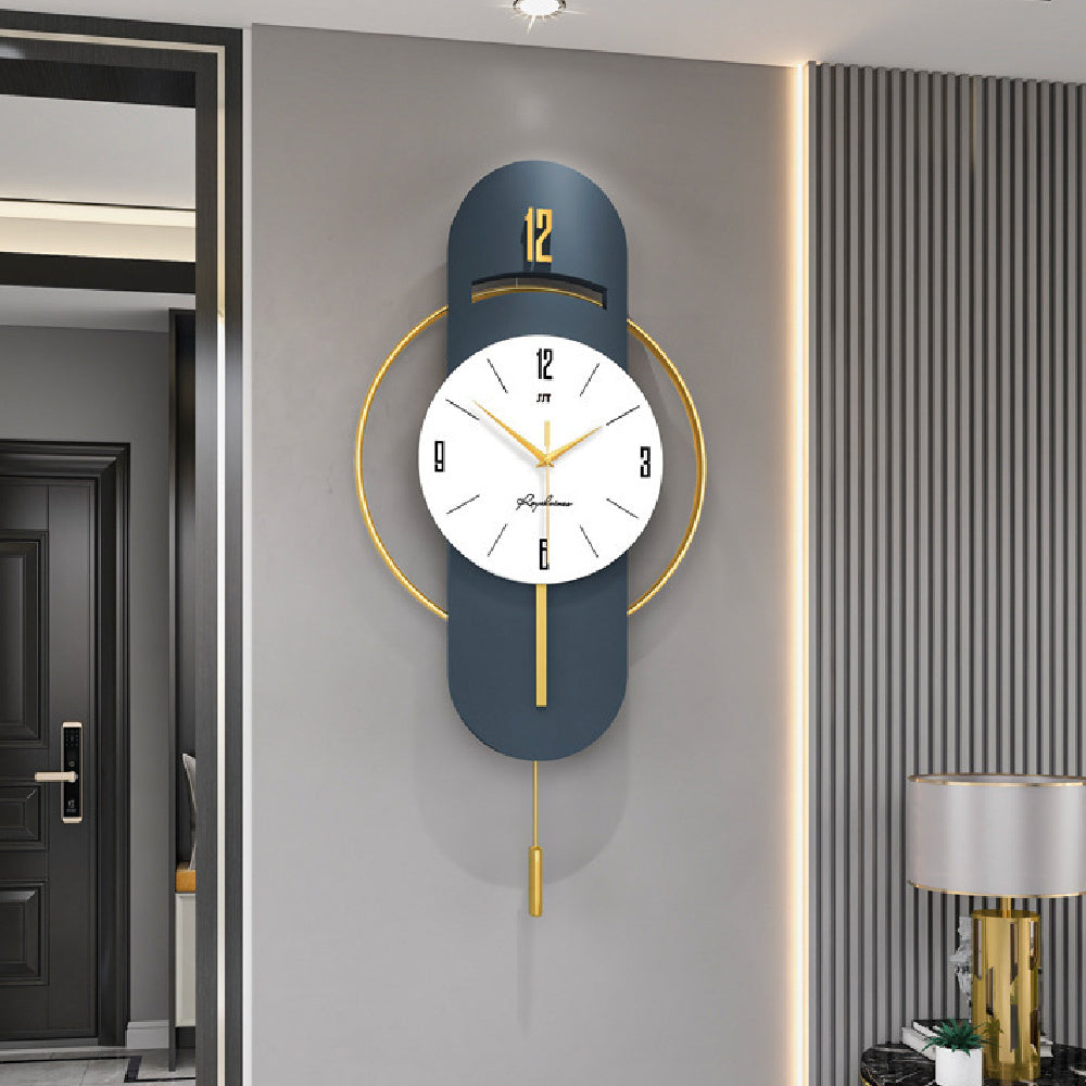 Horloge murale créative de luxe léger et tendance pour la maison