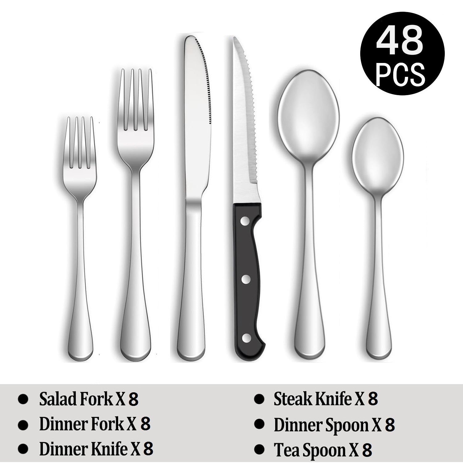 Steak Knife And Fork Tableware Suit