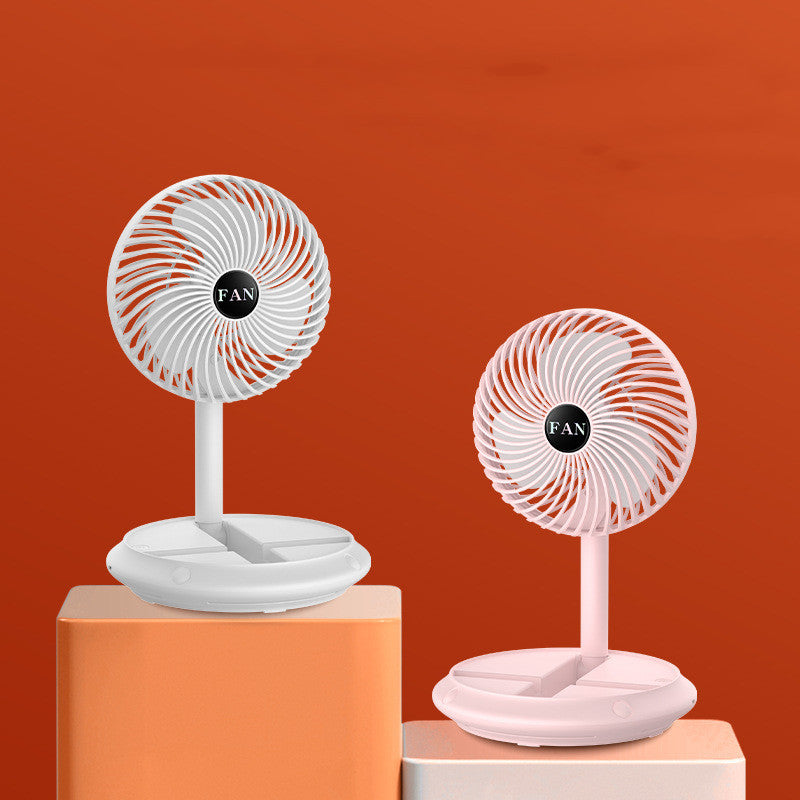 Fashionable Folding Fan Student Dormitory USB Charging