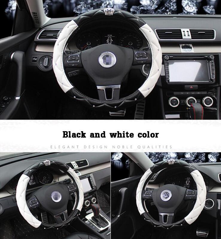 Car Steering Wheel Cover DAD Crown Diamond