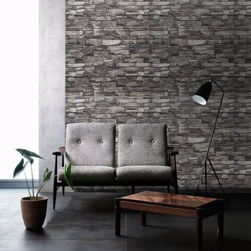 10pcs 3D Brick Wall Sticker DIY Wallpaper For Living Room