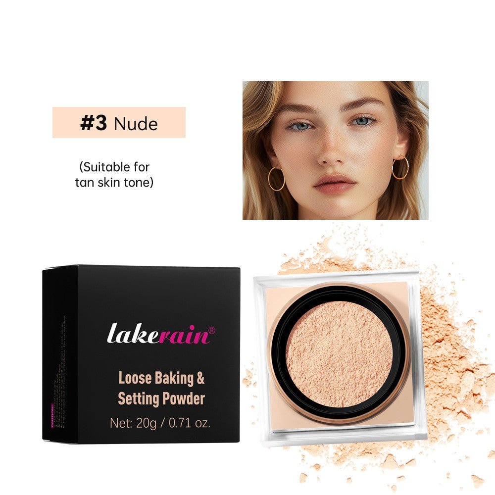 Square Box Finishing Loose Powder Even Skin Color