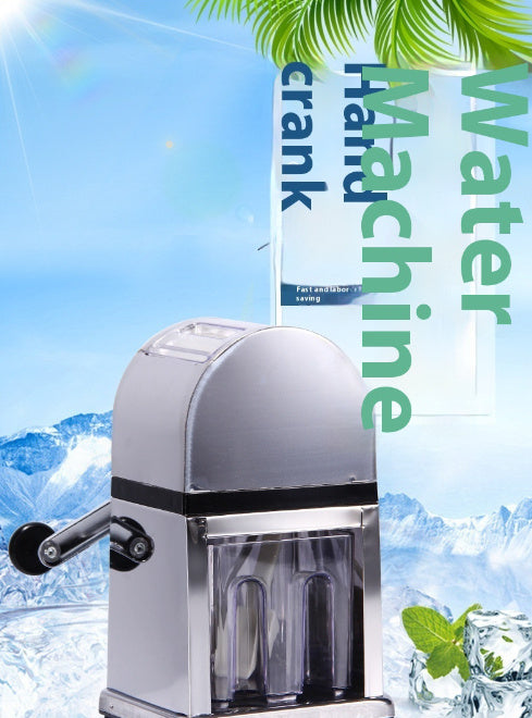 Mini broyeur à glace manuel domestique en acier inoxydable
