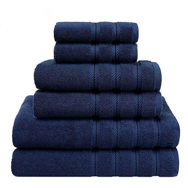 Ensemble de serviettes de bain en coton longues fibres absorbantes